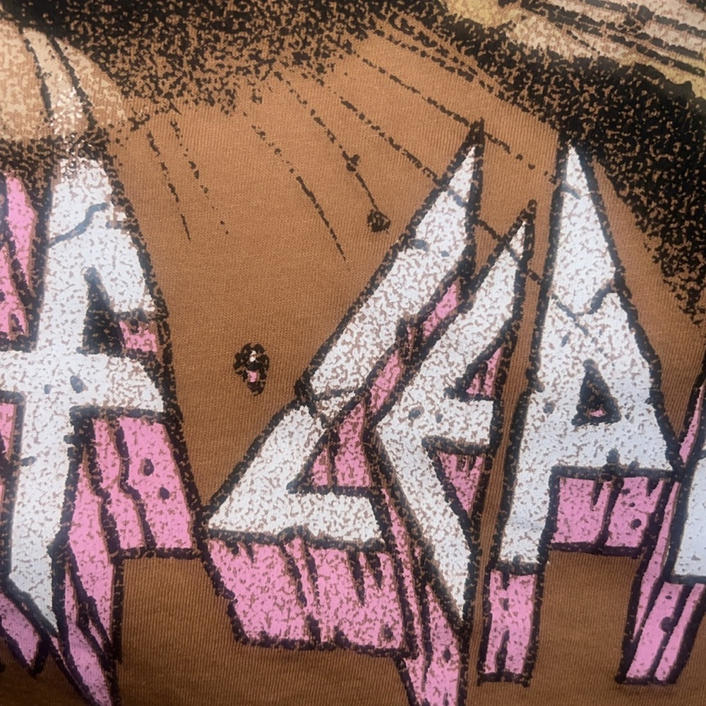 Def Leopard Rhinestone Mesh Top - Picture 4 of 8